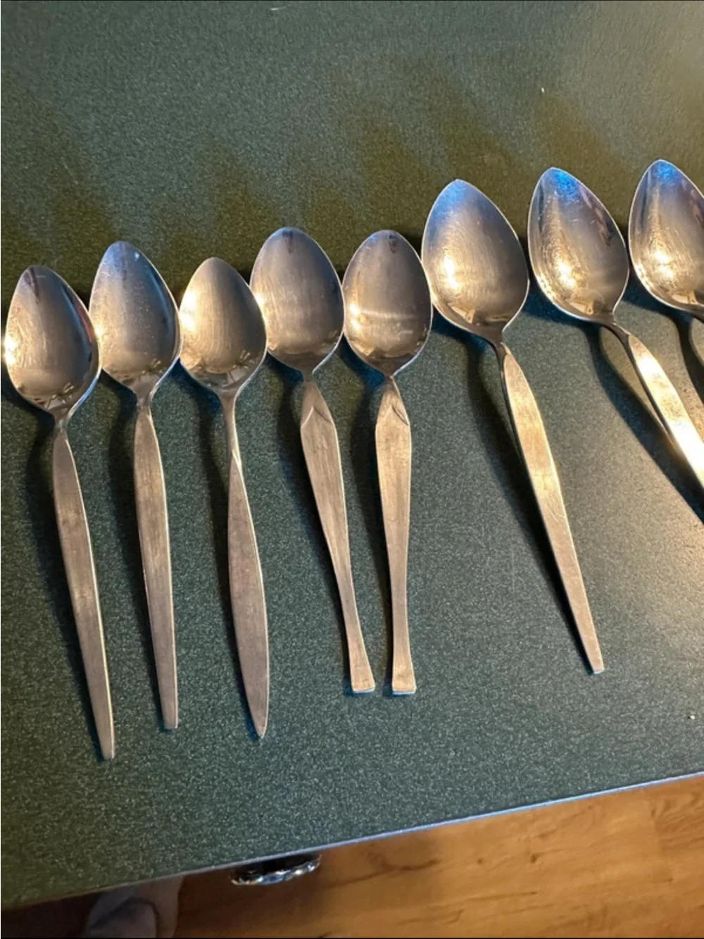 Stainless Steel Flatware Knife and Spoon Set - Silver, bundle of 37 pieces